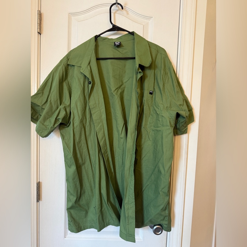 Men's Green Neff button down shirt